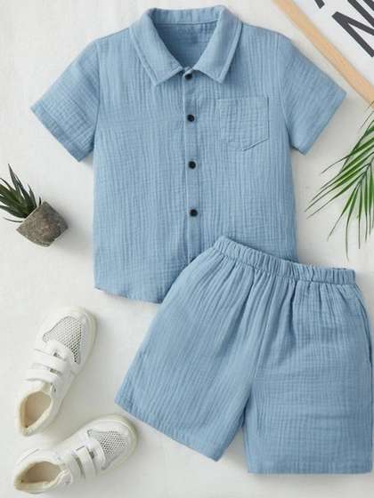 KAVYA FASHION Kids Shirt
                    with Shorts