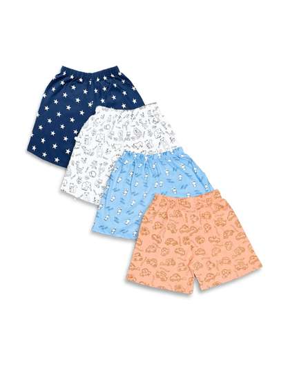 FABROYZ Kids Pack of 4
                    Printed Shorts