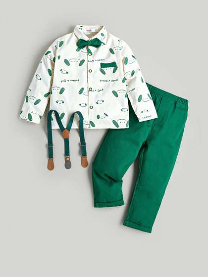 Hopscotch Boys Polyester
                    Printed Clothing Set