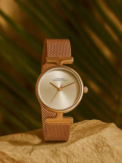 French Connection
                        Solaryn Women Sunray Dial Bracelet Style Straps
                        Analogue Watch FCU7RGM