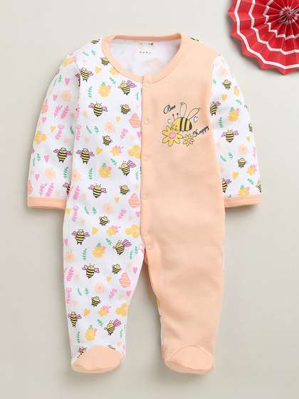 BUMZEE Girls Printed
                      Sleepsuit