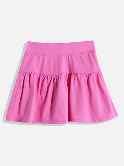 THE CHILDREN'S PLACE
                    Girls Tiered Flared Skirt With Shorts Attached