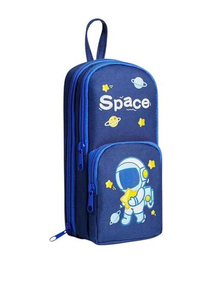 AUGEN Self Design
                      Stylish Pencil Case 6 Layer Large Capacity Pen
                      Pouch with 3 Compartments
