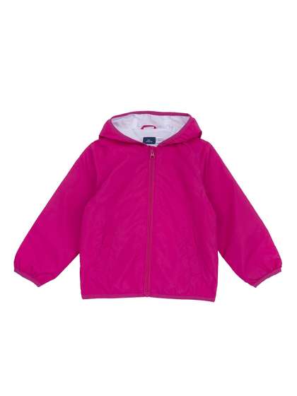 Chicco Infants Boys
                    Hooded Faux Fur Trim Open Front Jacket