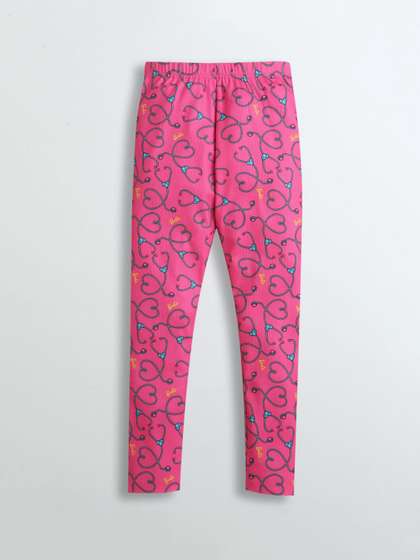 Tiny Girl Printed
                    Skinny-Fit Ankle-Length Leggings