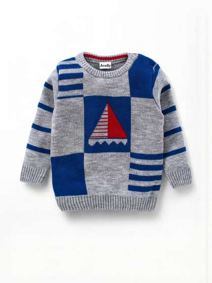 AVELLY Boys
                    Colourblocked Woollen Sweater Vest