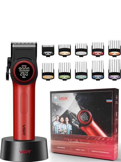 VGR Men V-001 9000 RPM
                      with DLC Diamond Coating Professional Salon Series
                      Hair Clipper