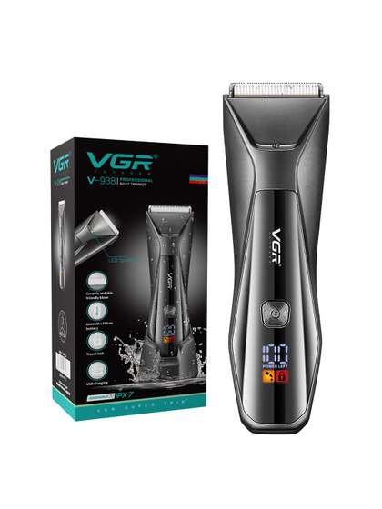 VGR V-938 Professional
                    IPX7 Waterproof Body Trimmer - Black