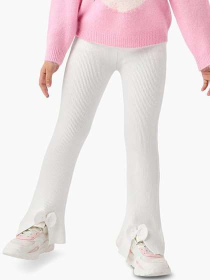 Juniors by Babyshop
                    Girls Ribbed Flared Leggings