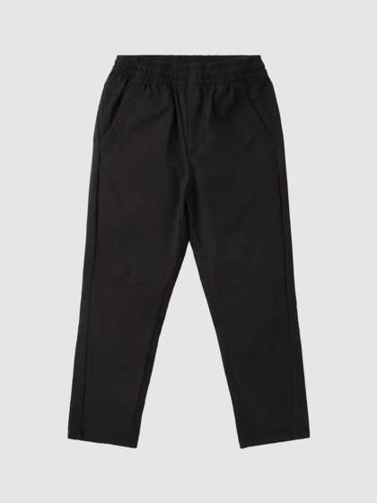 GAP Boys Solid Mid-Rise
                    Regular Fit Track Trousers