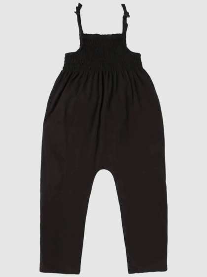 GAP Girls Square Neck
                    Shirred Detail Jumpsuit