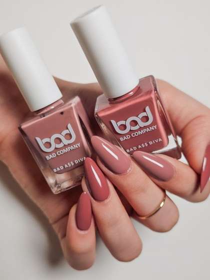 BAD COMPANY Set of 2
                        Daily Nudes Nail Polish Combo Glossy Long Wear
                        High Shine - 10ml each