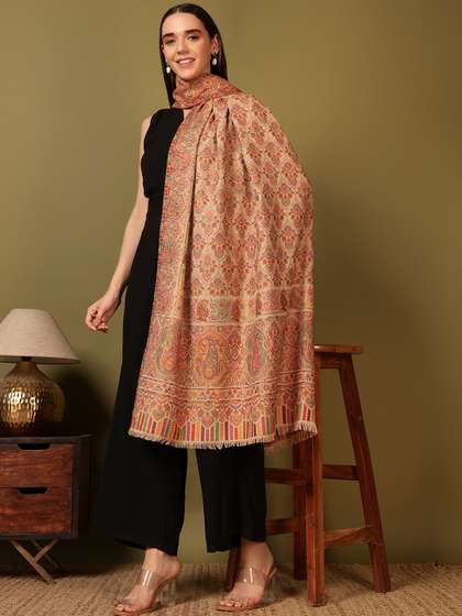 Pashmoda Paisley
                        Woven Design Shawl