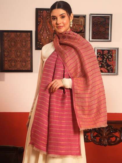 Pashmoda Abstract
                        Woven Design Shawl