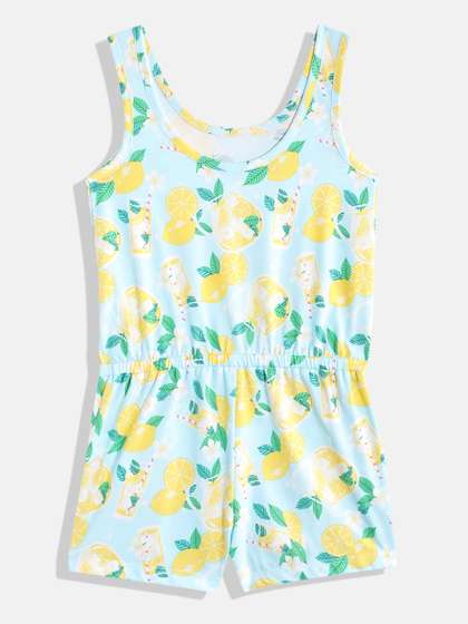 THE CHILDREN'S PLACE
                    Girls Printed Playsuit