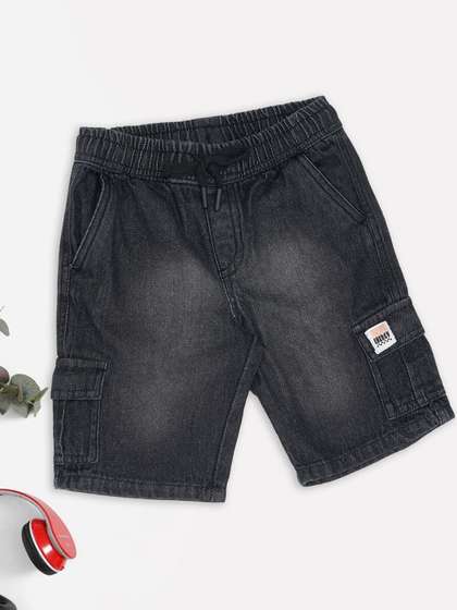 Pantaloons Junior Boys
                      Cargo Cotton Styles Denim Shorts