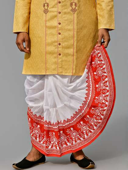 AMIT ONLINE Men Silk
                        Printed Dhoti Pants