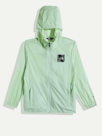 The North Face Kids
                      Brand Logo Print Windcheater Jacket