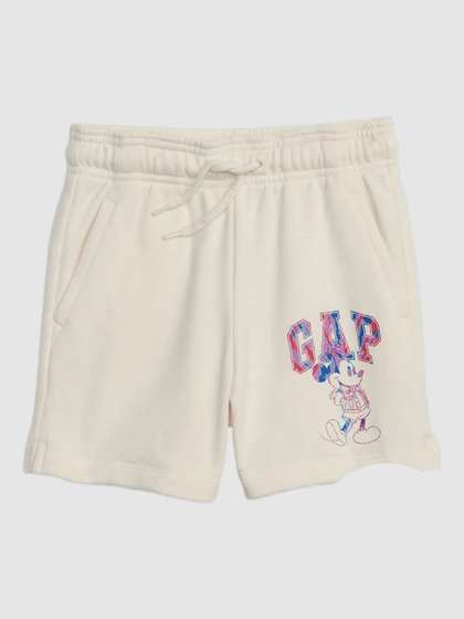 GAP Boys Mid-Rise
                      Graphic Printed Mid-Rise Cotton Regular Shorts