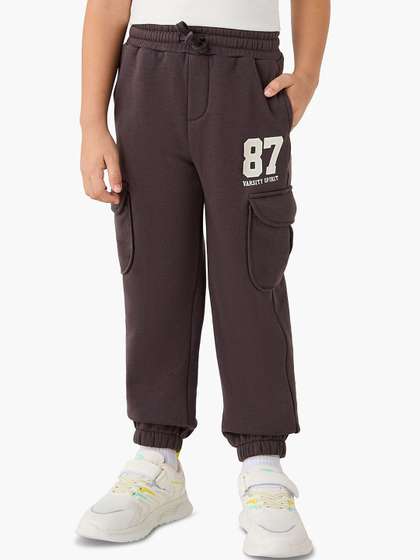 Juniors by Babyshop Boys
                    Cotton Printed Cargo Joggers with Pockets