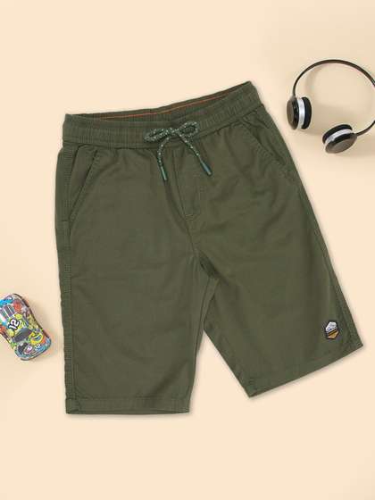 Pantaloons Junior Boys
                    Regular Fit Mid-Rise Cotton Shorts