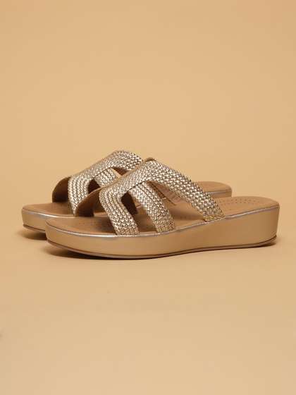 ERIDANI Ainaa Women
                        Embellished Open Toe Flats