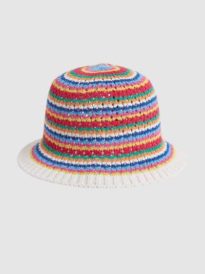 GAP Girls Rainbow
                      Striped Bucket Hat