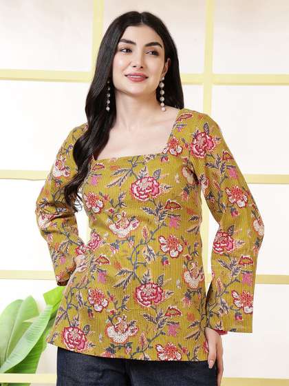 Nayo Women Printed
                        Cotton Tunic
