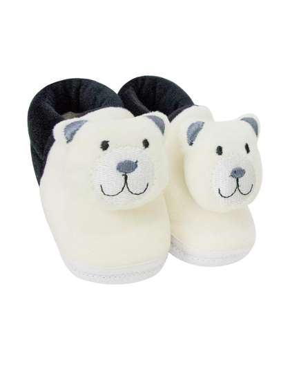 NESKA MODA Kids-Unisex
                    Black Cotton Booties