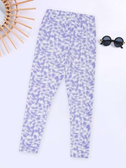 Pantaloons Junior Girls
                    Printed Ankle Length Leggings