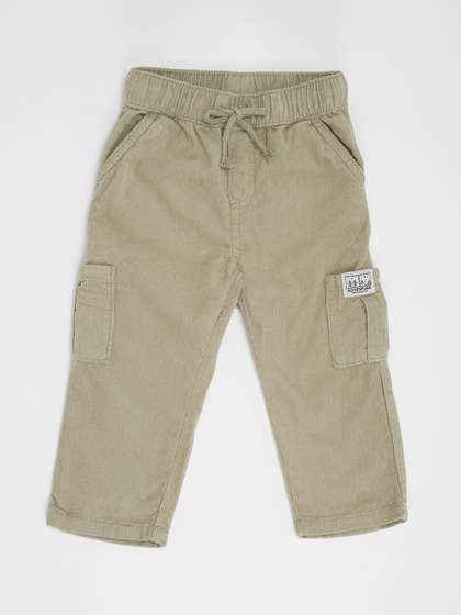 Pantaloons Baby Boys
                    Regular Fit Mid-Rise Pure Cotton Cargos Trouser