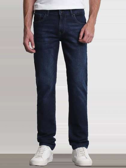Mufti Men Slim Fit
                          Mid-Rise Light Fade Stretchable Jeans