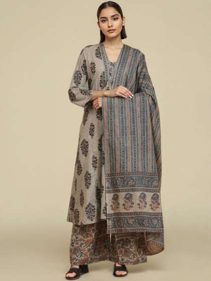 SZN Women Grey
                          Kurta Sets