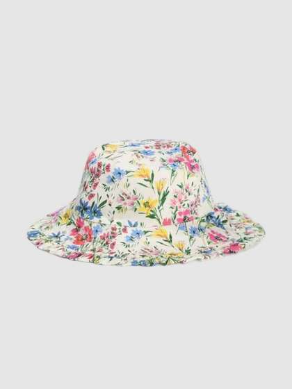 GAP Girls Multi Color
                    Floral Ruffle Casual Bucket Hat