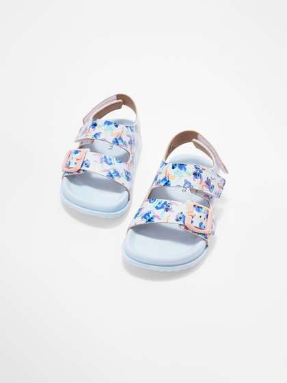 Pantaloons Junior
                          Lilo & Stitch Girls Printed Velcro Open
                          Toe Flats