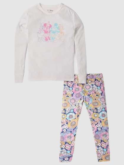 GAP Girls
                      Character-Based Graphic Print Crew Neck Pure
                      Cotton Clothing Set