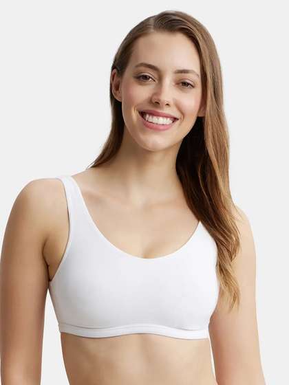 Jockey Super Combed
                        Cotton Stretch Slip On Bra With StayFresh
                        Treatment-1550