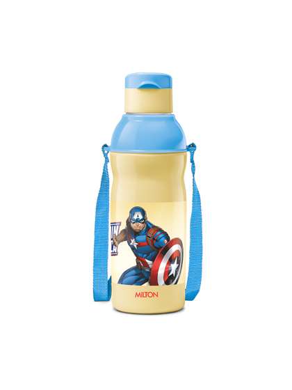 Milton Marvel Kool Elite
                    600 Insulated Water Bottle, 492 ml,Cream(Captain
                    America print)