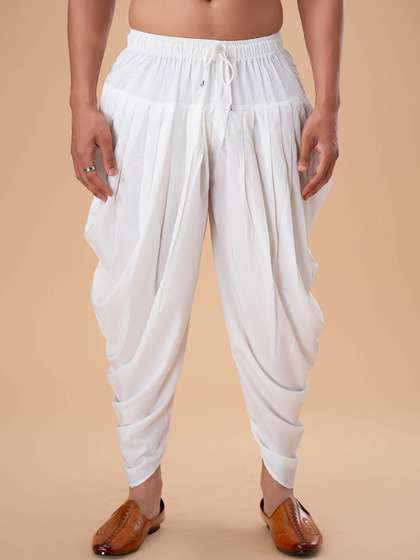 EKATVA ETHNIC Men
                        Peshawari Plain Bottom Dhoti Pants