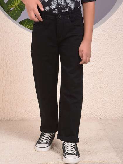 Crimsoune Club Boys
                    Straight Fit Mid-Rise Heavy Fade Jeans