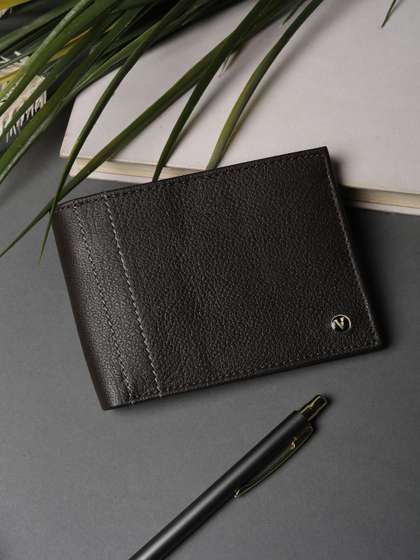 Van Heusen Men Leather
                    Two Fold Wallet