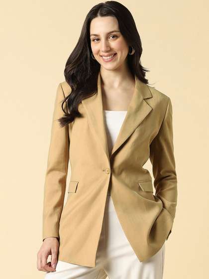 Allen Solly Woman
                          Single-Breasted Blazer