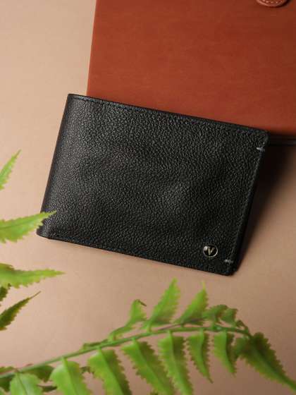 Van Heusen Men Leather
                      Two Fold Wallet