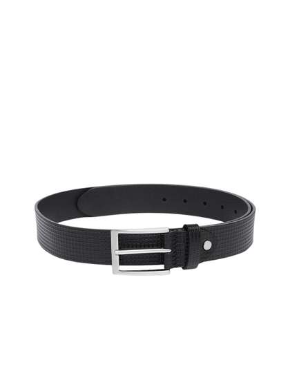 Allen Solly Men Textured
                    Leather Belt