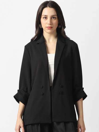 Van Heusen Woman
                        Notched Lapel Single Breasted Formal Blazer