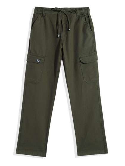 CAVIO Boys Comfort Pure
                    Cotton Cargos