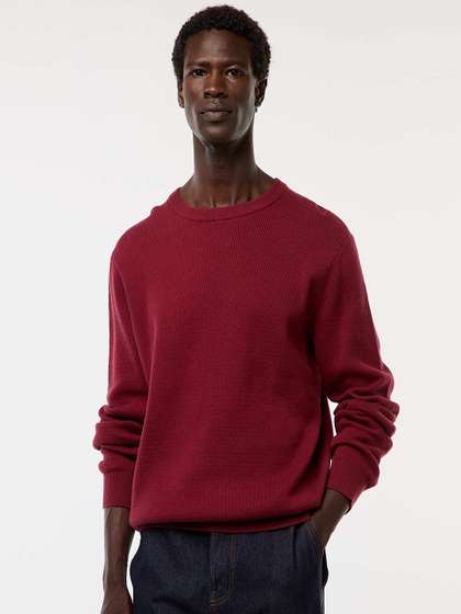 KIABI Men Ribbed
                        Long Sleeves Cotton Pullover