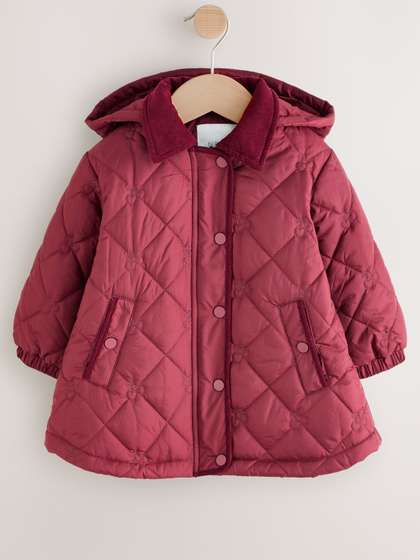 NEXT Girls Hooded
                    Quilted Jacket
