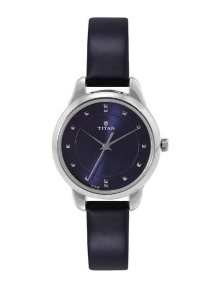 Titan Women Leather
                        Straps Analogue Watch NK2481SL08