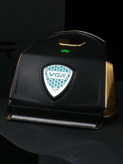VGR V-910 Fully
                      Waterproof Trimmer with 60-Min Runtime & 9
                      Length Settings - Black & Gold